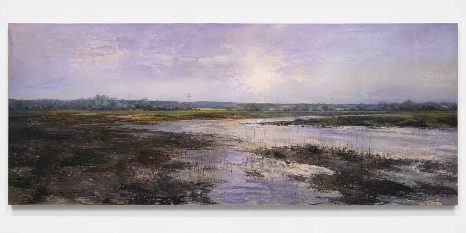 Floodplain, Late Light by Jonas Falkenrath, shown as an example of artwork discovery.